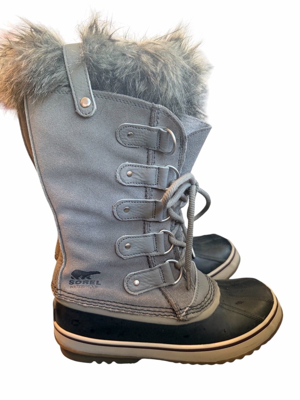 Sorel Joan of Arc Winter Waterproof Boots Arctic Grey. Women’s Size 7.5 - Picture 3 of 8